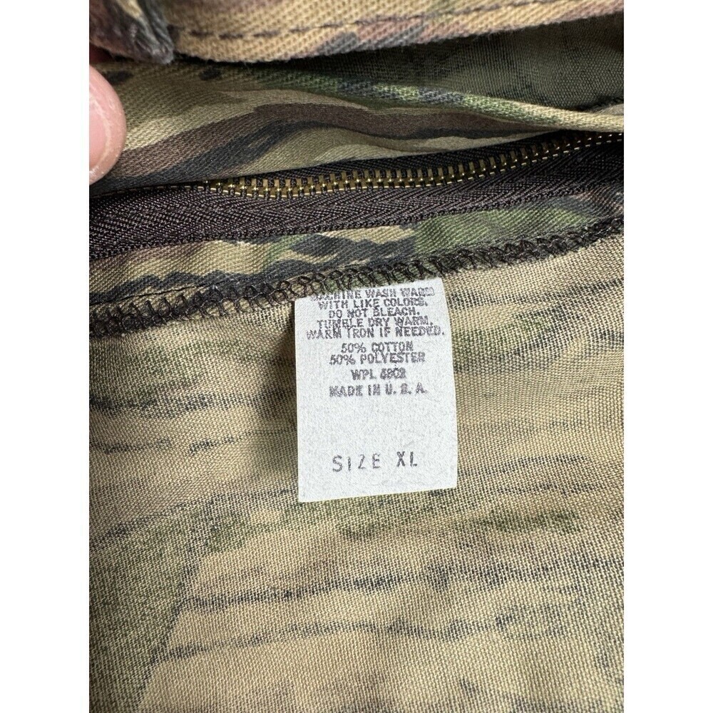 Vintage Liberty Pants Size XL Realtree Camo Cargo Adjustable Waist Hunting 90s - Picture 6 of 9